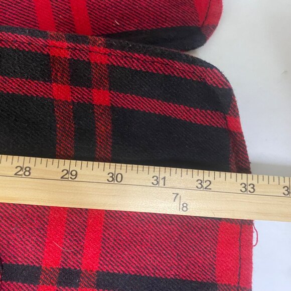 BB Dakota Coat Womens XL Plaid Cotton Blend Skull Button Grunge Tweed Pea Coat - Picture 9 of 12